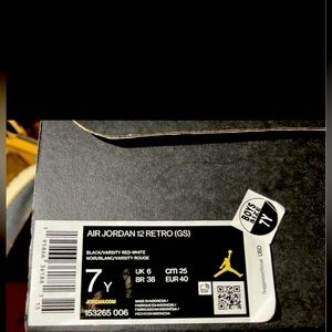Air Jordans.  Excellent condition. Worn once.